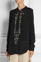 Thumbnail for your product : DAY Birger et Mikkelsen Zest embroidered georgette top