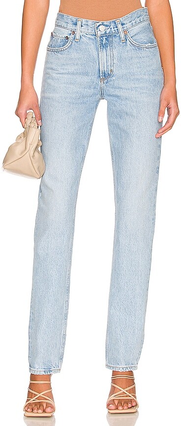 AGOLDE Lyle Low Rise Slim Jeans