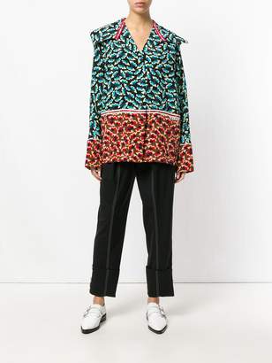 Marni structured printed top