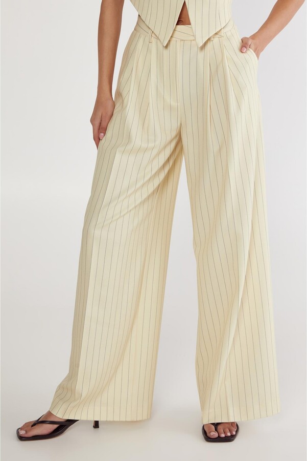 Nasty Gal Women's Pinstripe Tailored Pants