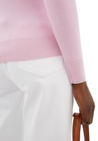 Thumbnail for your product : JoosTricot Peachskin Scoop-neck Cotton-blend Sweater - Light Pink