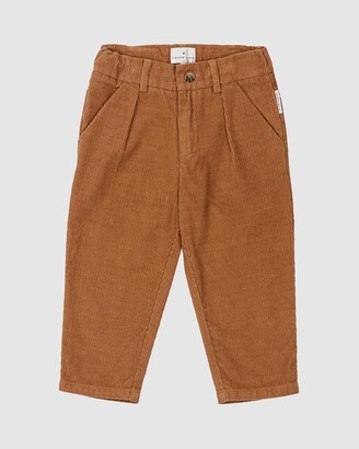 Goldie + Ace - Boy's Brown Chinos - Cord Mini Chinos - Kids - Size 1 YR at The Iconic
