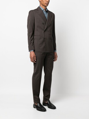 Tonello Double-Breasted Wool-Blend Suit