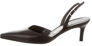 Ferragamo Leather Slingback Sandals