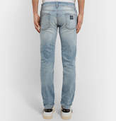 Thumbnail for your product : Dolce & Gabbana Slim-Fit Distressed Stretch-Denim Jeans