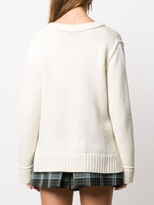 Thumbnail for your product : P.A.R.O.S.H. V-Neck Knitted Jumper