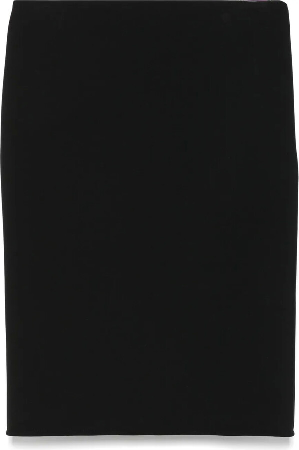 No.21 Twill-Weave Midi Skirt