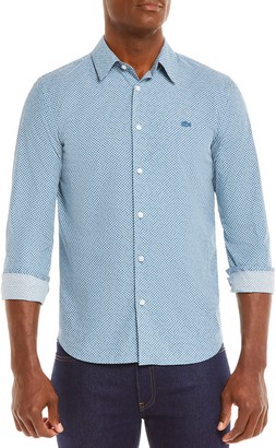 lacoste slim fit shirt