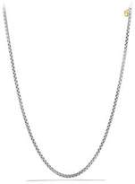 Thumbnail for your product : David Yurman Medium Box Chain with Gold