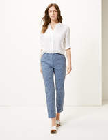 Thumbnail for your product : Marks and Spencer Floral Print Tapered Leg Chinos