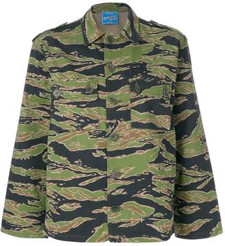 MiH Jeans Golborne Road Collection tiger camouflage shirt