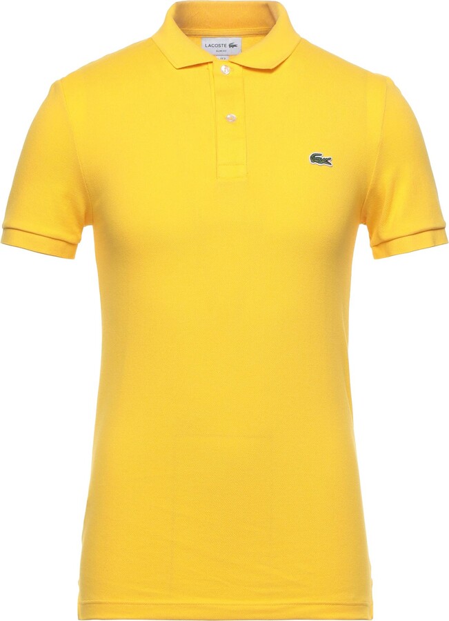 Lacoste Men's Yellow Polos | ShopStyle