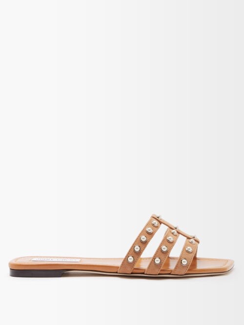 Jimmy Choo Suede Sandals | Shop the world's largest collection of 