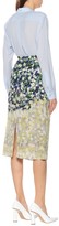 Thumbnail for your product : Rokh Floral silk midi skirt