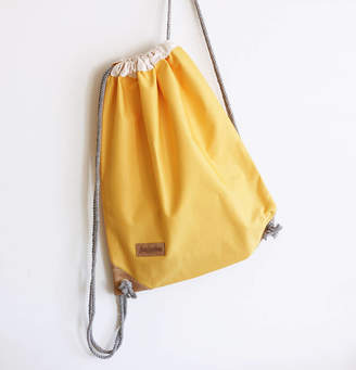 Juream Box Summer Yellow Drawstring Bag