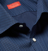 Thumbnail for your product : Isaia Slim-Fit Pin-Dot Cotton-Poplin Shirt