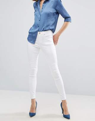 ASOS 'Sculpt Me' Premium Jeans In Optic White