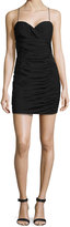 Thumbnail for your product : Aidan Mattox Ruched Chiffon Cocktail Dress, Black