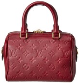 Thumbnail for your product : Louis Vuitton Red Monogram Empreinte Leather Speedy 25 Bandouliere