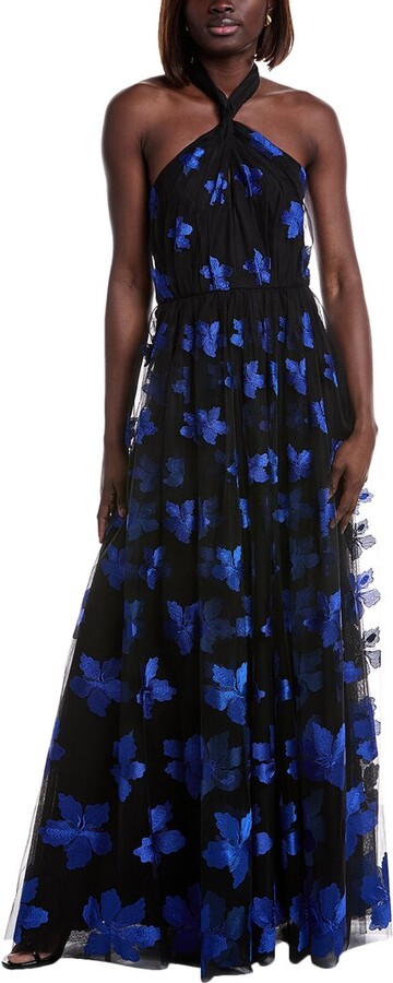 ML Monique Lhuillier Claudette Tulle Gown