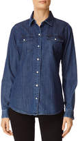 Thumbnail for your product : J Brand Perfect Denim Button-Front Long-Sleeve Shirt