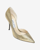 Thumbnail for your product : Jimmy Choo Metallic Snakeskin Pump