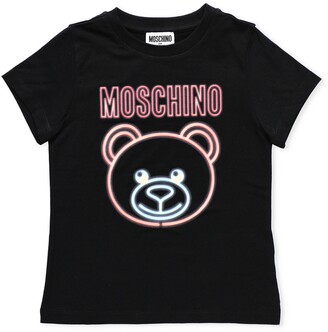 MOSCHINO BAMBINO Logo Print Teddy T-Shirt
