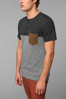 Thumbnail for your product : BDG Triblend Colorblock Henley Tee