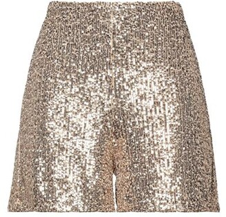 gold sparkly shorts