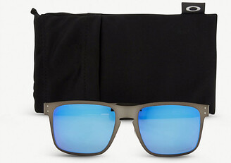 Oakley Women's Matte Gunmetal Grey Modern Oo4123 Holbrook Square-Frame Sunglasses