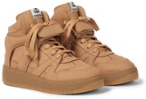 Thumbnail for your product : Isabel Marant Brooklee suede high-top sneakers