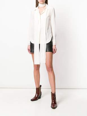 Chloé rhinestone-embellished blouse