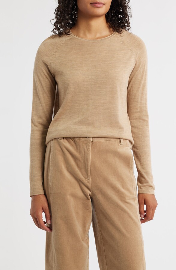 Eileen Fisher Crewneck Wool Sweater