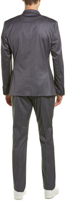 Kenneth Cole Reaction Skinny Fit Suit With Flat Front Pant