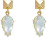 Thumbnail for your product : Monique Péan Women's Pear-Shaped Aquamarine & Polished Pyramid Stud Drop Earrings