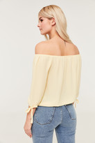 Thumbnail for your product : Ardene Off Shoulder Crepe Top