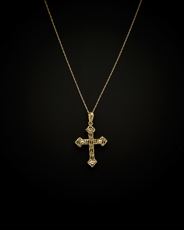 Amazon.com: 14k Gold Crucifix Necklaces