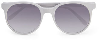 Prism Women's London Round Sunglasses Pale Grey