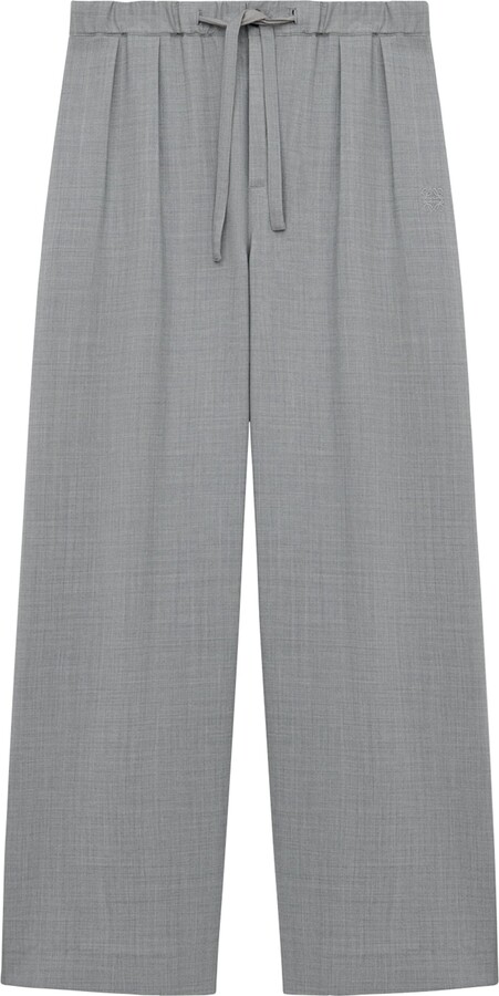 Loewe Wool-Blend Drawstring Trousers