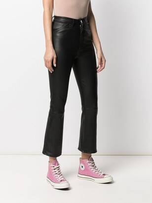 Sprwmn Sim-Fit Cropped Trousers
