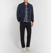 Thumbnail for your product : Dunhill Camp-Collar Printed Cotton Shirt