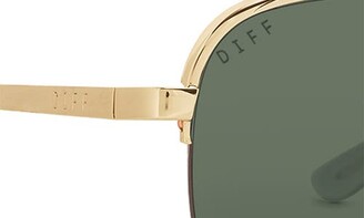 DIFF Tate 59mm Polarized Aviator Sunglasses