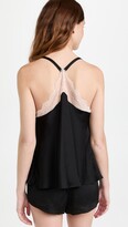 Thumbnail for your product : Flora Nikrooz Sestina Silky Island Cami Short Set with Lace