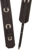 Thumbnail for your product : Jimmy Choo Bella snake-embossed leather belt