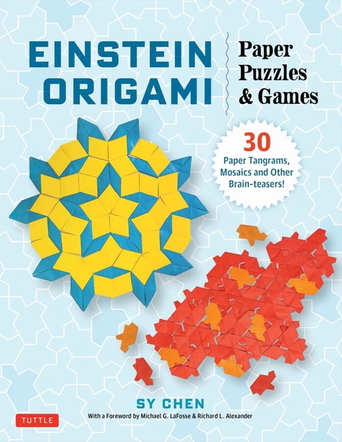 Einstein Origami Paper Puzzles & Games: 30 Paper Tangrams, Mosaics and Other Brain-Teasers!, (Paperback)