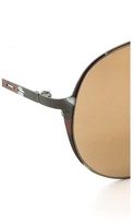 Thumbnail for your product : Italia Independent Thin Metal Aviator Sunglasses