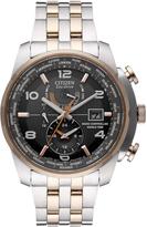 Thumbnail for your product : Citizen Eco-Drive World Time A.T. Radio-Controlled Bracelet Mens Watch