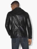 Thumbnail for your product : John Varvatos Hooded Leather Jacket