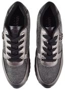 Thumbnail for your product : Armani Jeans Glitter Logo Trainers