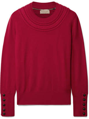 Burberry Cashmere Sweater - Burgundy